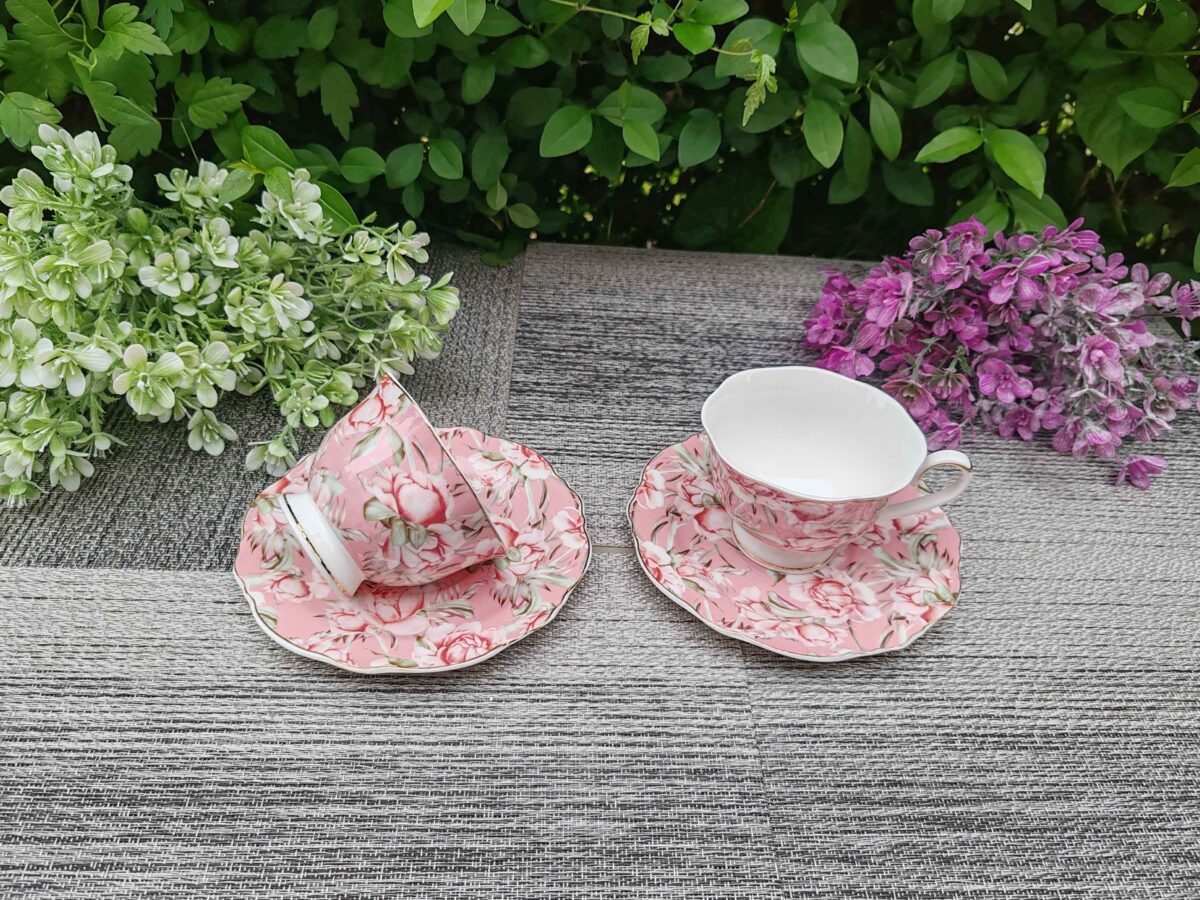 Šoljice cvetne roze 2/1