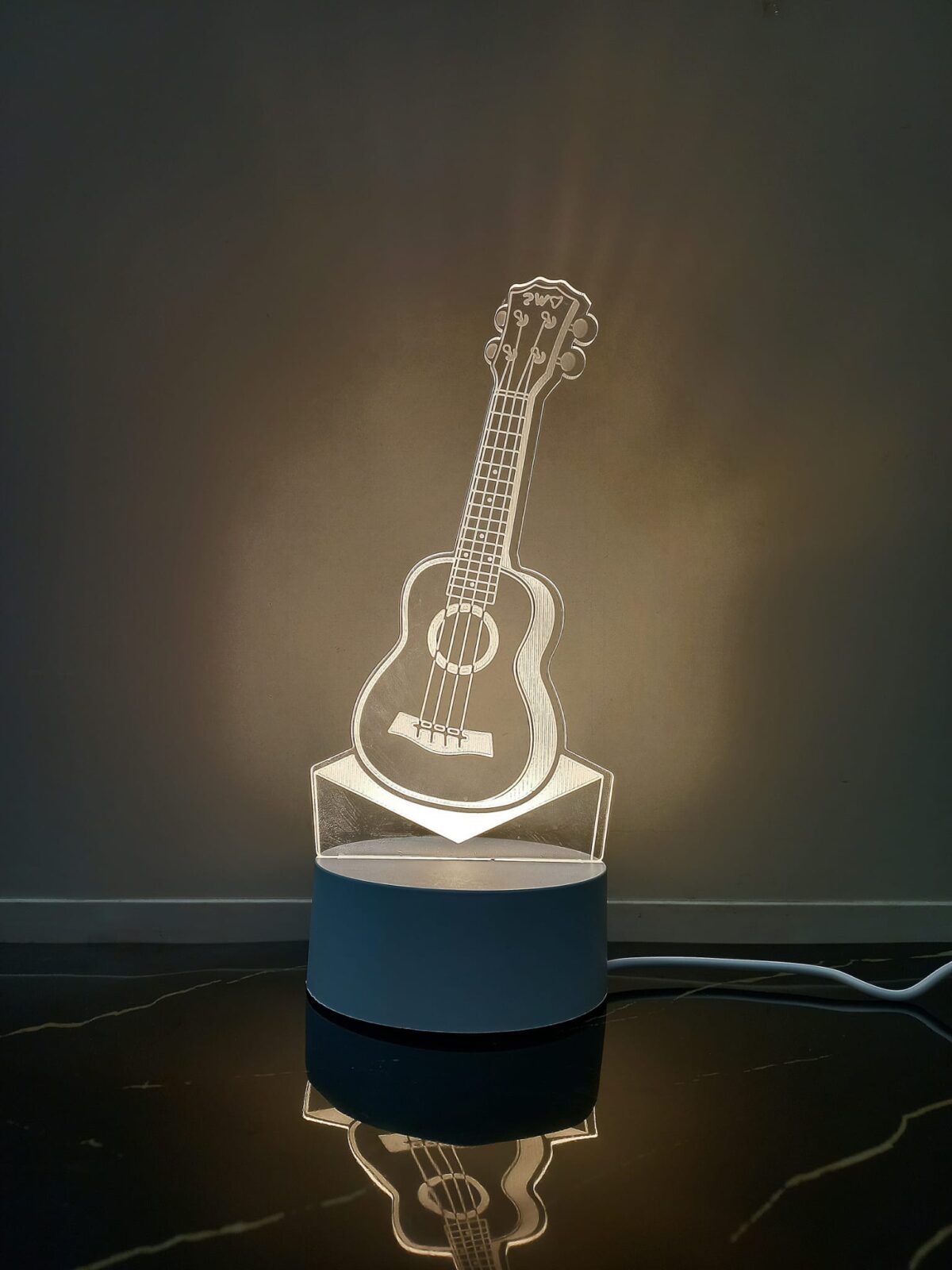 3D lampa gitara