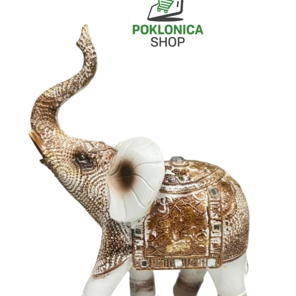 Figura slon svetlo sivi