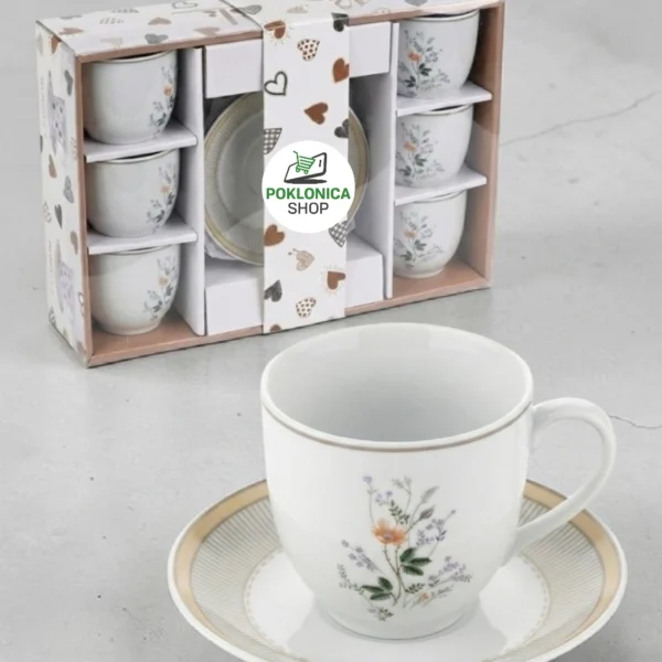 Set za kafu bele B 6/1