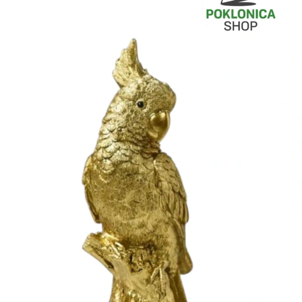 Ukrasna skulptura papagaj kakadu – veleprodaja dekorativnih figura