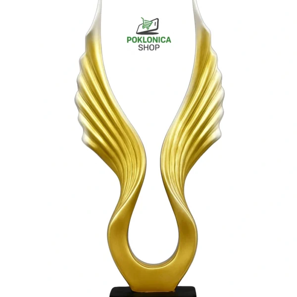 Figura anđeoska krila – zlatna dekoracija