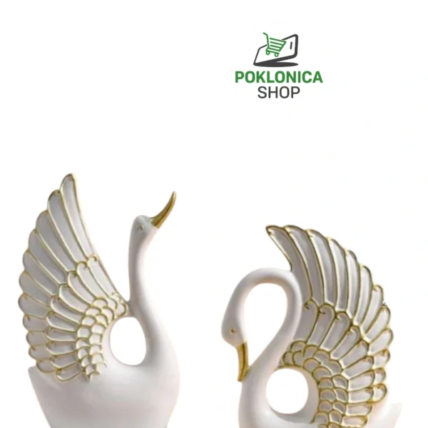 Dekorativna figura par labudova – poklon figura