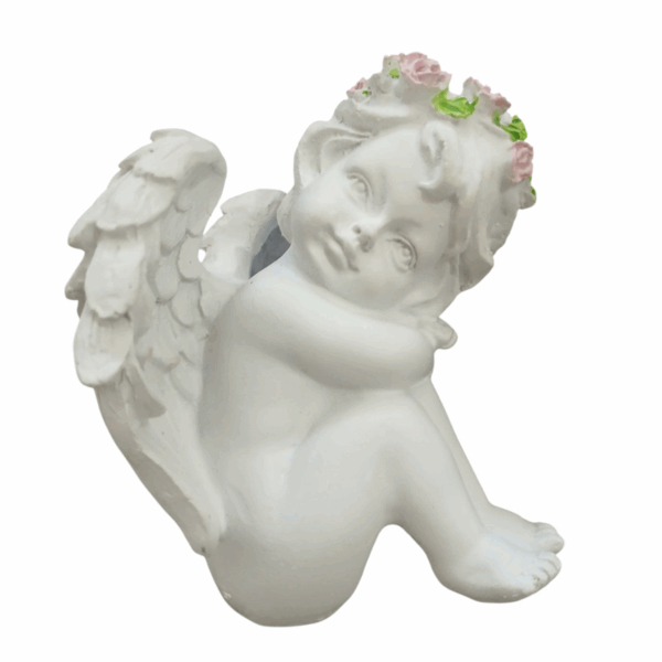 Figura andjeo krila sedi