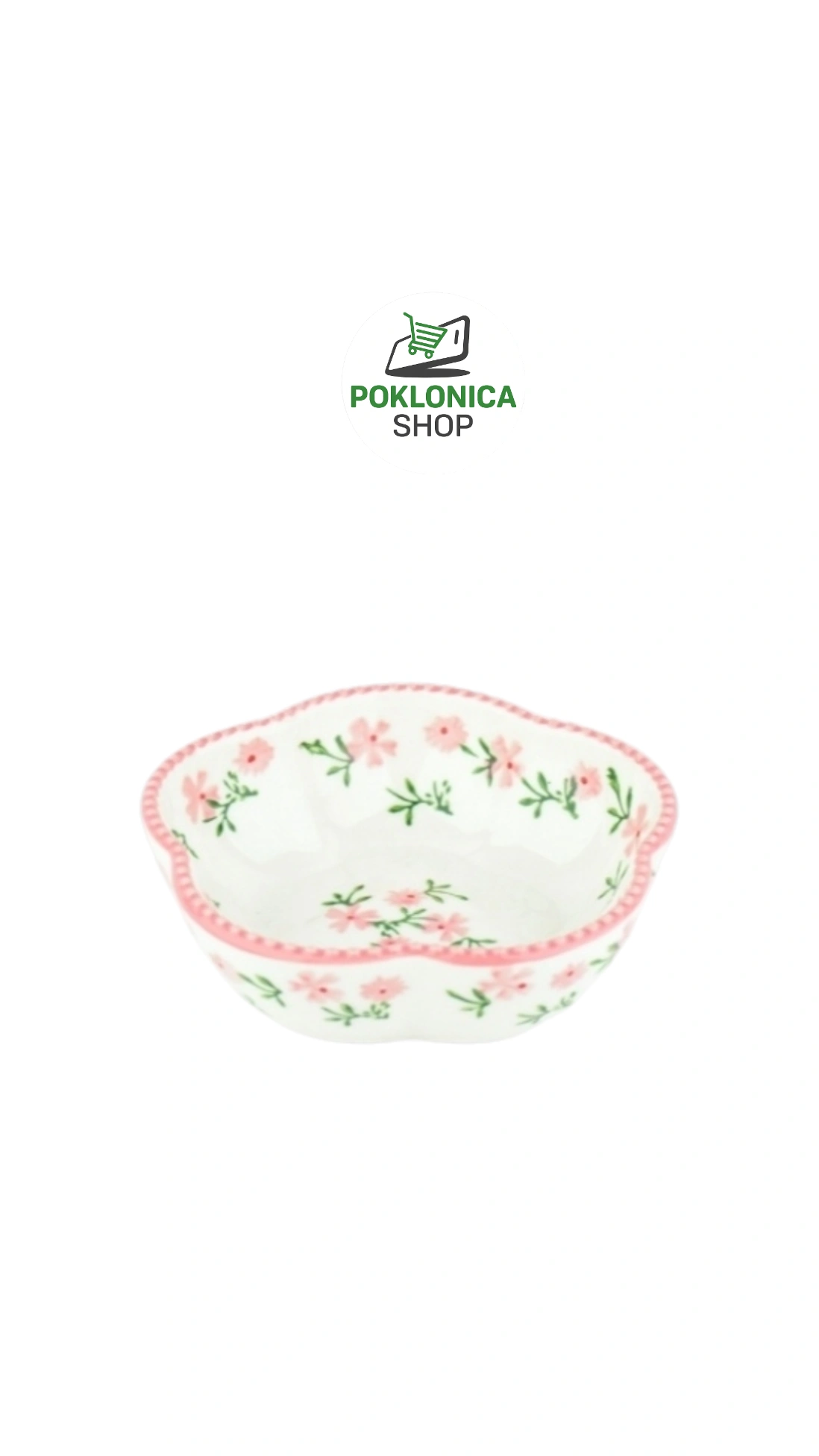 keramička činija cveće Keramička činija cveće