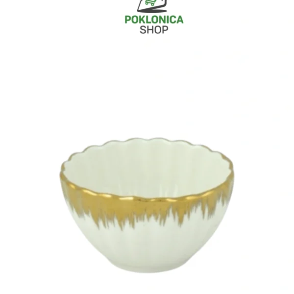 Keramička činija pozlata