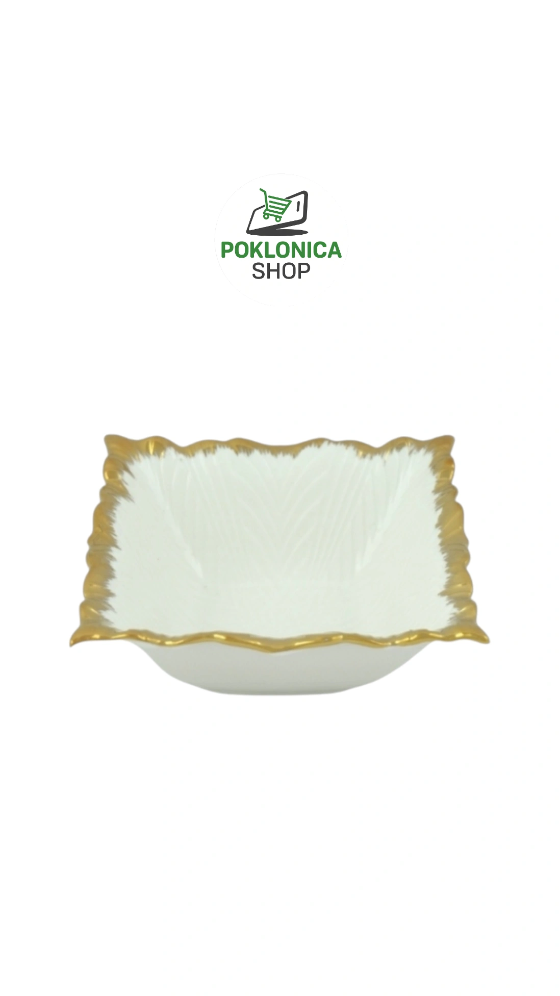 keramička činija pozlata A Keramička činija pozlata A