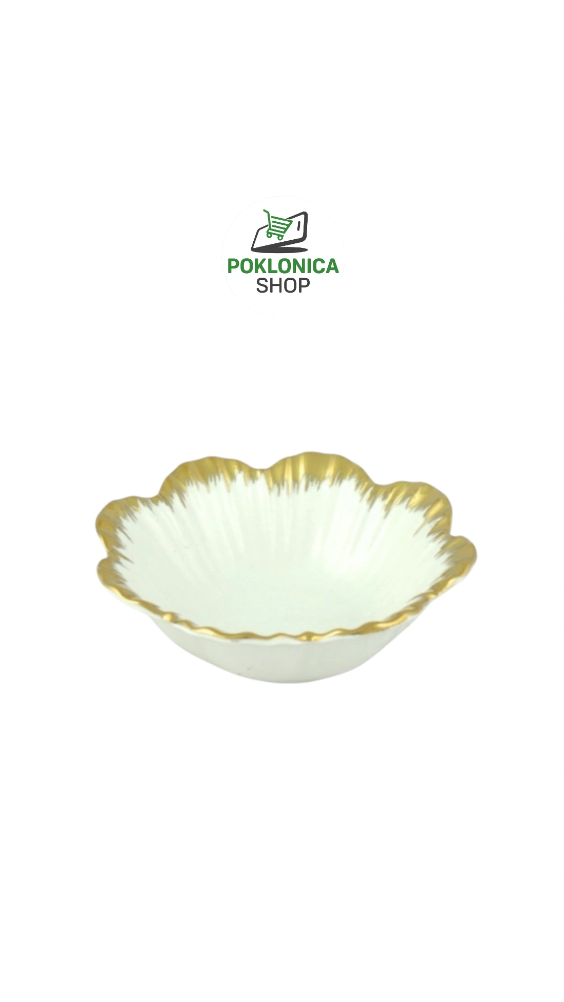 keramicka cinija pozlata Keramička činija pozlata-ručno oslikana