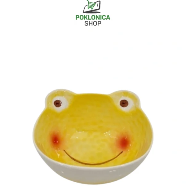 Keramička činija žaba