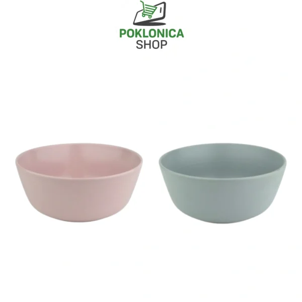 Keramička činija sivo-roze