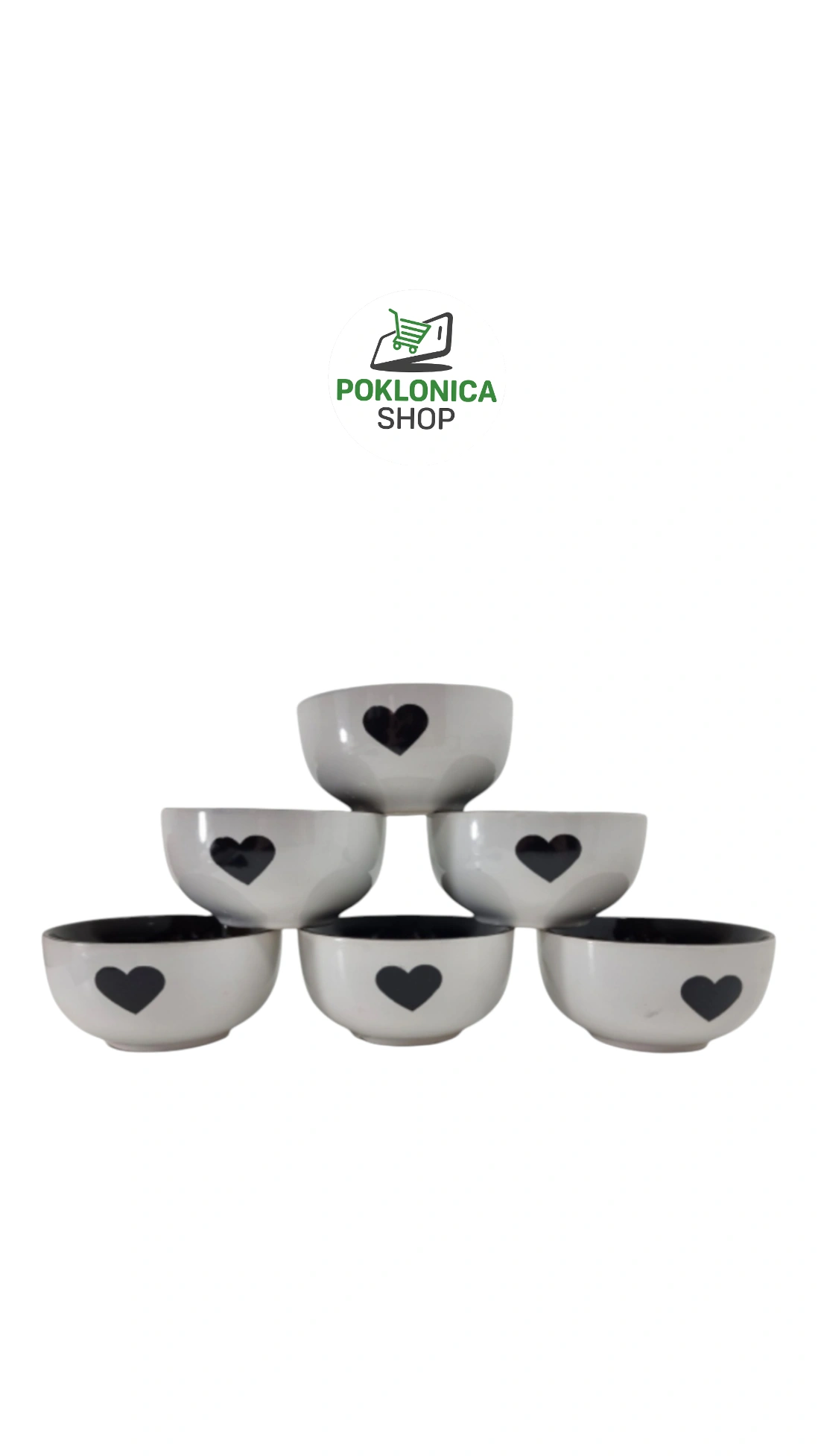 keramičke činije srce bele Keramičke činije srce bele