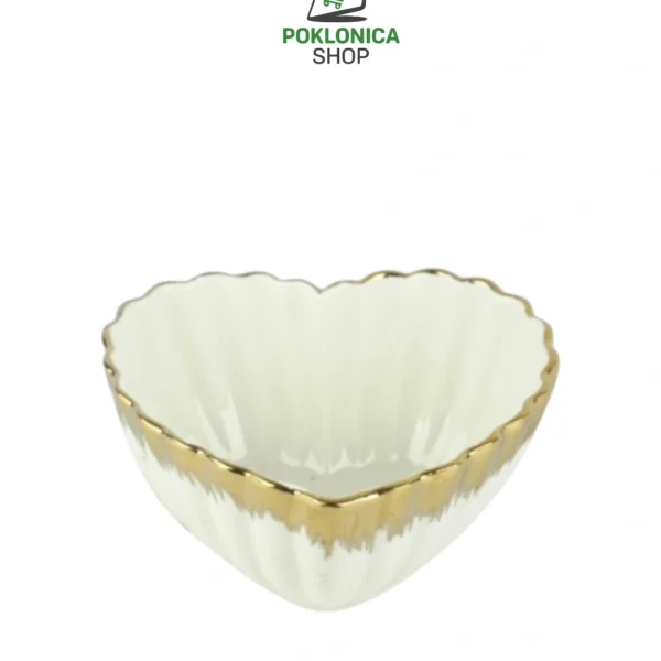 Posuda srce pozlata