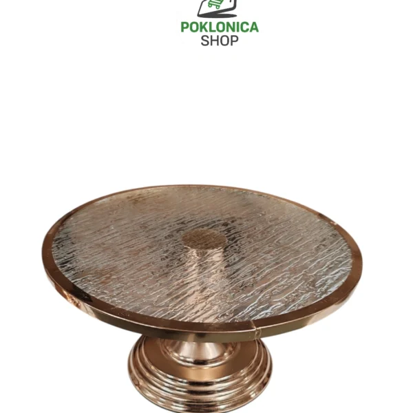 Tacna za kolače staklo krug