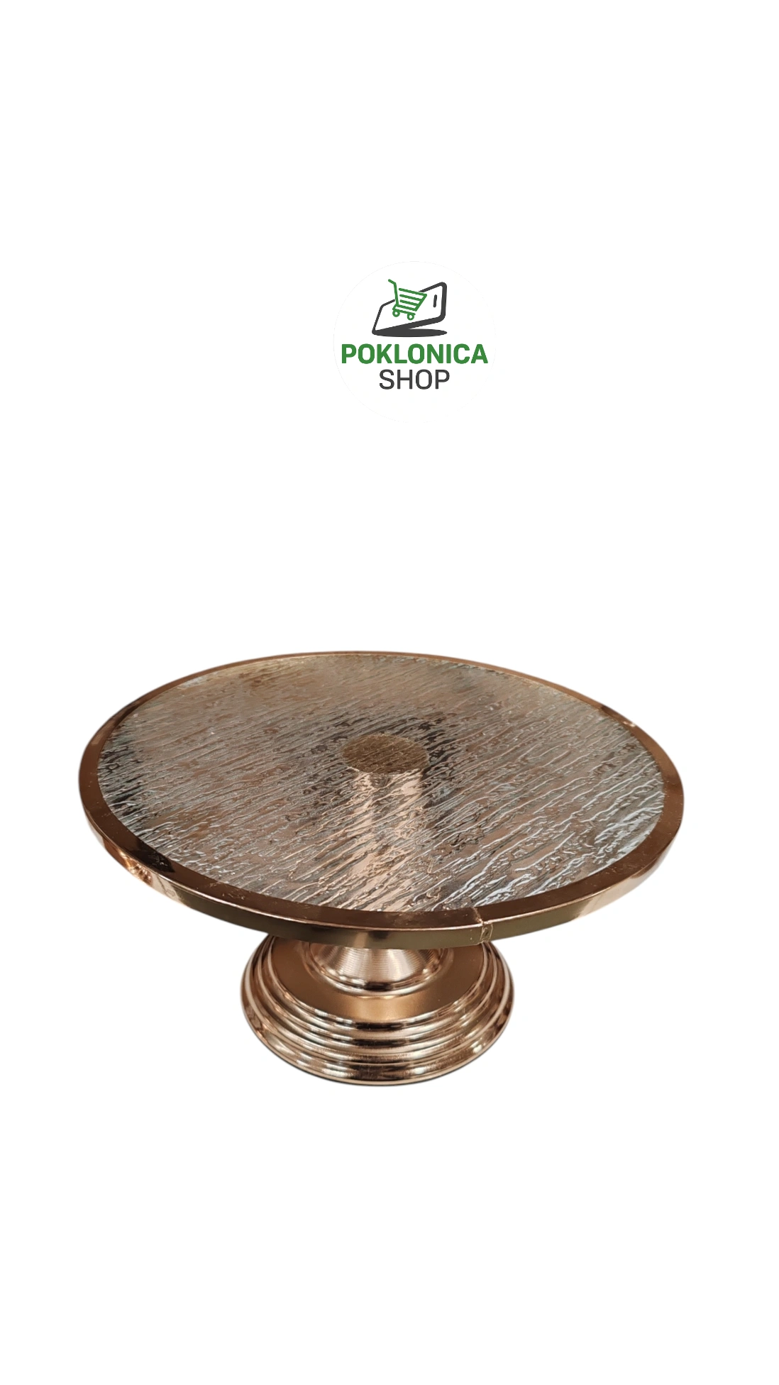 Tacna za kolače staklo krug Tacna za kolače staklo krug