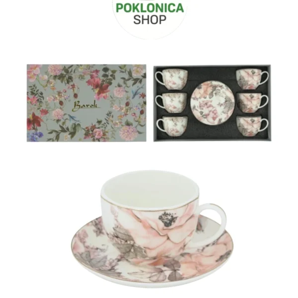 Šolje set cvetne 6/1