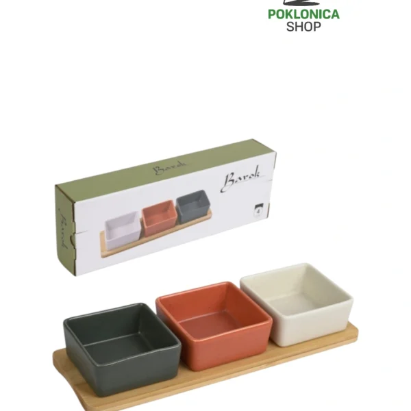 Činije četvrtaste bambus