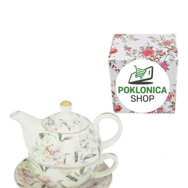 Keramički čajnik sa šoljom Z